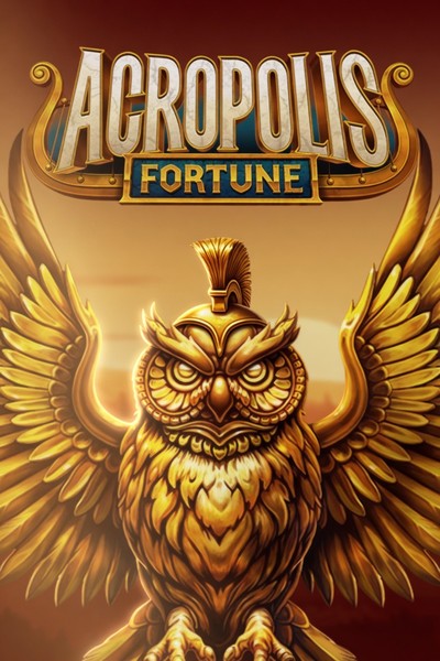 Obal slotu Acropolis Fortune v lobby kasína Cleobetra